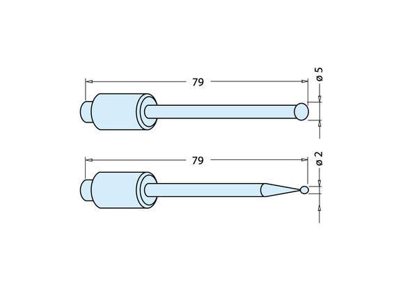 Replacement sensor pin ø 2mm