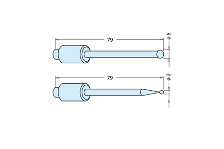 Replacement sensor pin ø 2mm