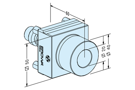 Gauging pin