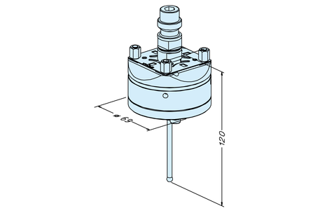Probe with ball ø 5mm