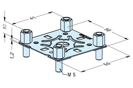 Centering plate 50
