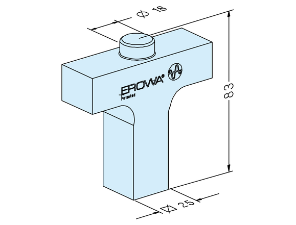 Square 25 alignment rail