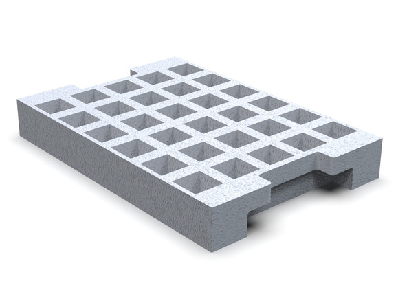 Square 25 electrode stand