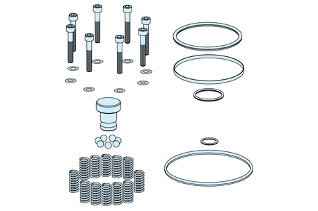 Repair kit ITS chuck 100 P Inox