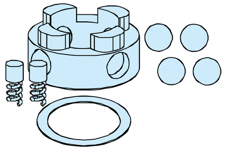 Repair kit QuickChuck 100P