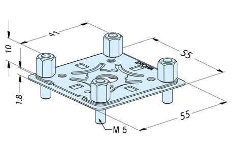 Centering plate 50 C