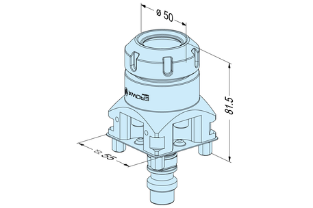 Collet chuck holder 50 C