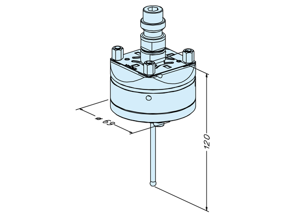 Probe with ball ø 2mm