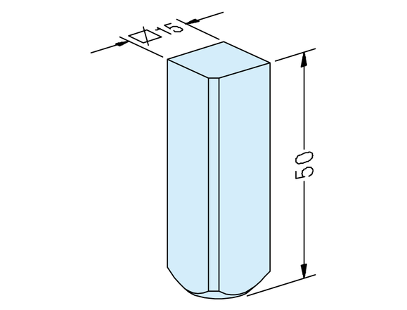 Square 15 electrode shaft