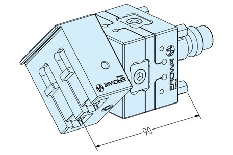 Rotatable pendulum vise 0 - 100 UnoSet