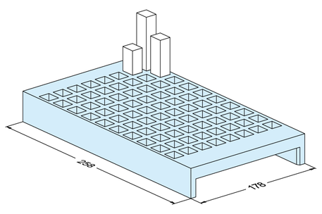 Square 15 electrode stand