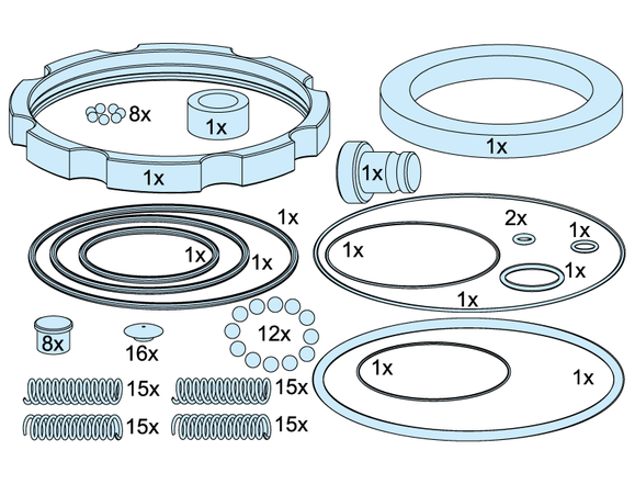 Repair kit ProductionChuck 210 Combi