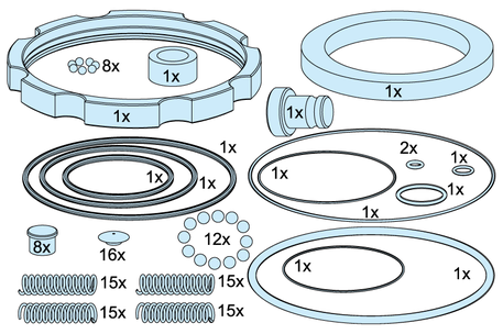 Repair kit ProductionChuck 210 Combi