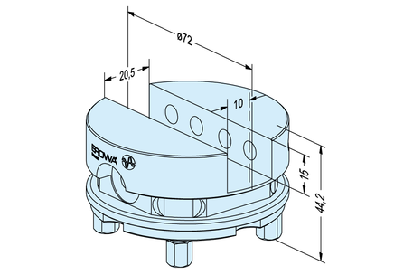 Uniholder ø 72